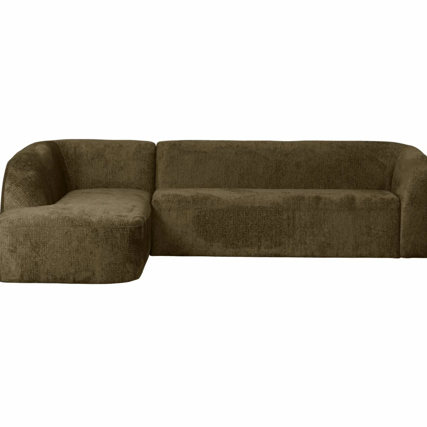 Clearance WOOOD Sloping hoekbank links structure velvet Bonsai