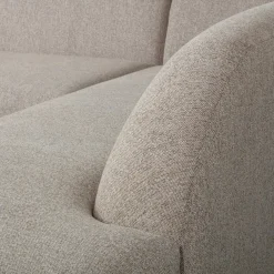 New WOOOD Sloping hoekbank rechts Naturel melange