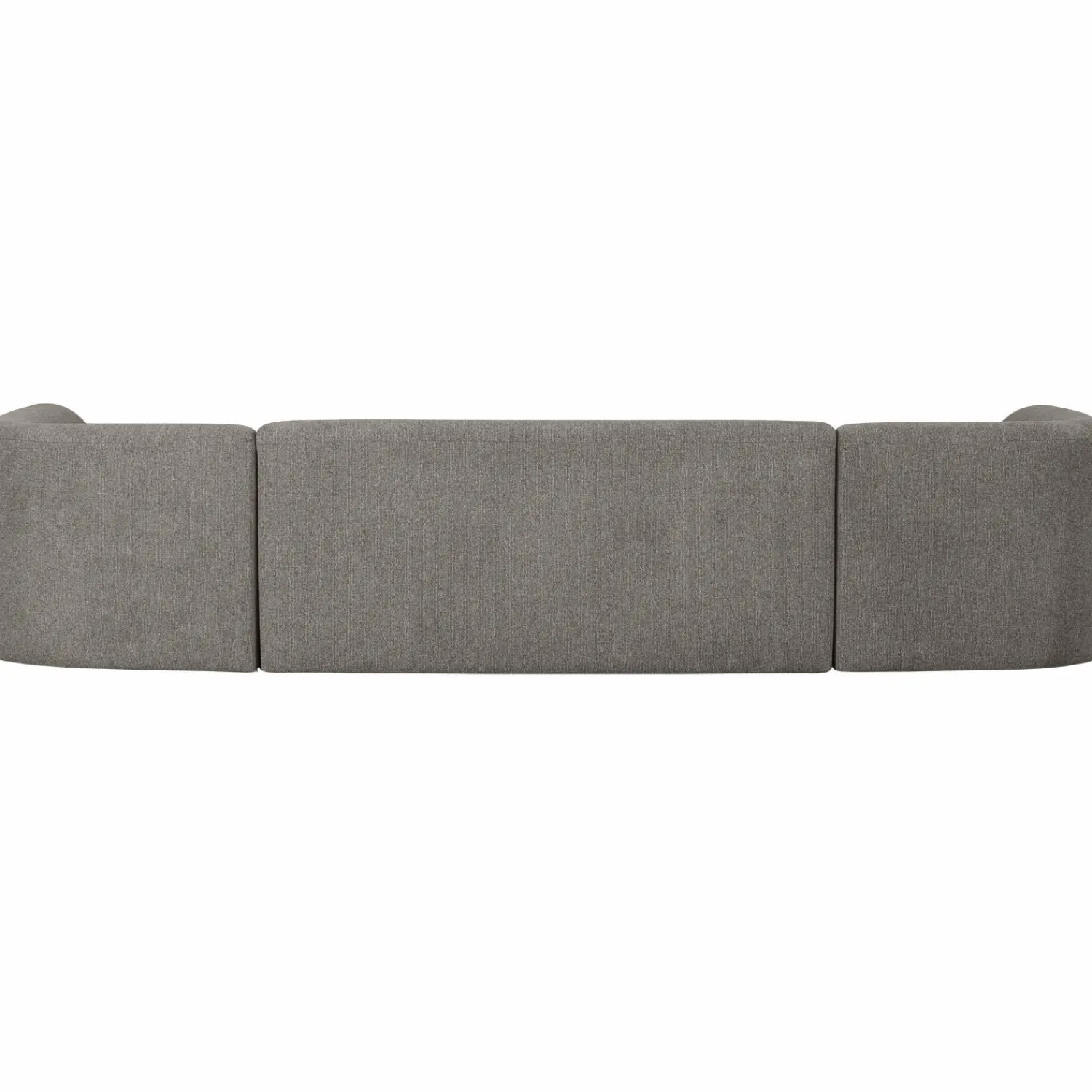 Clearance WOOOD Sloping U-vorm bank Grijs melange