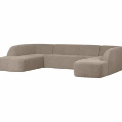 Sale WOOOD Sloping U-vorm bank Naturel melange