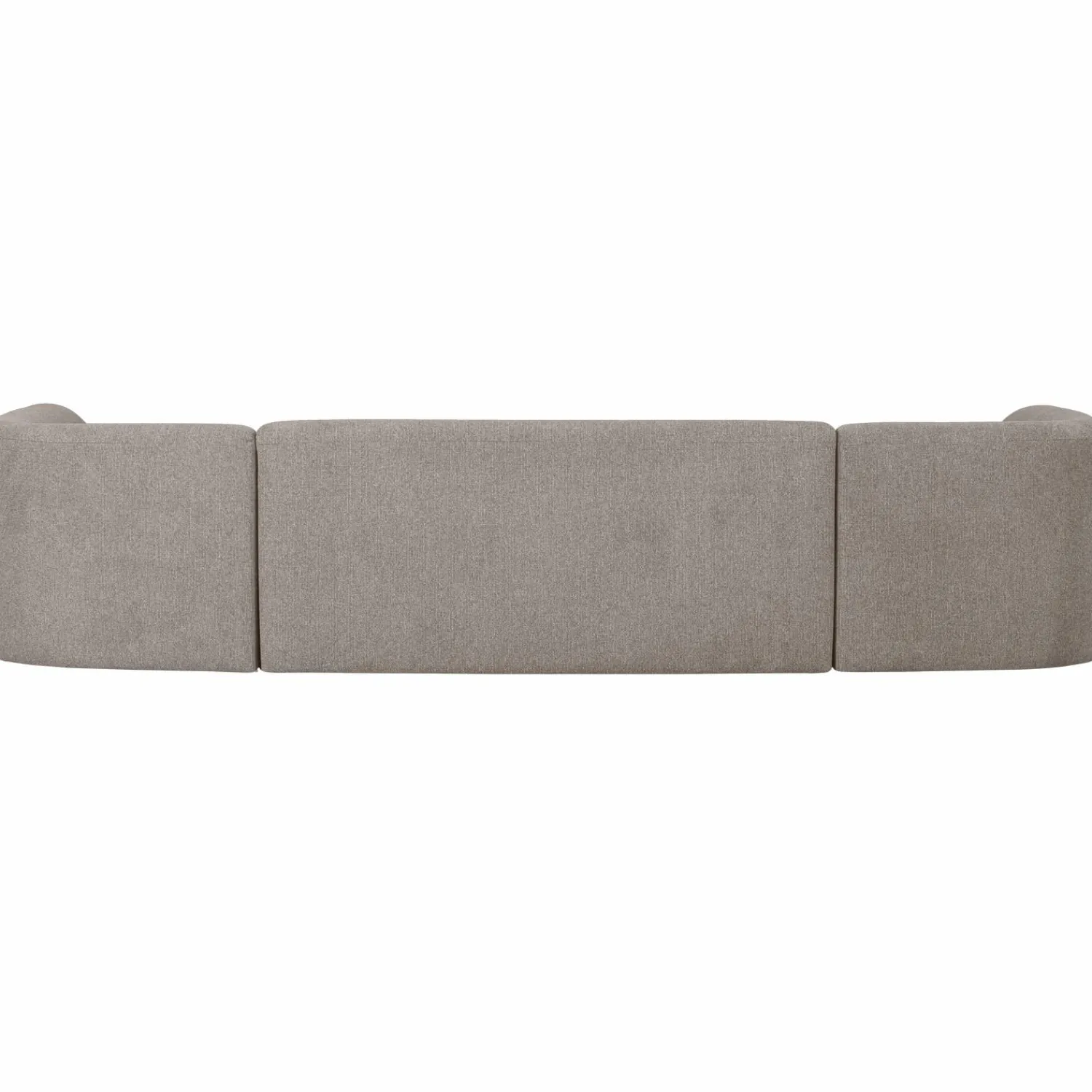 Online WOOOD Sloping U-vorm bank Off white melange