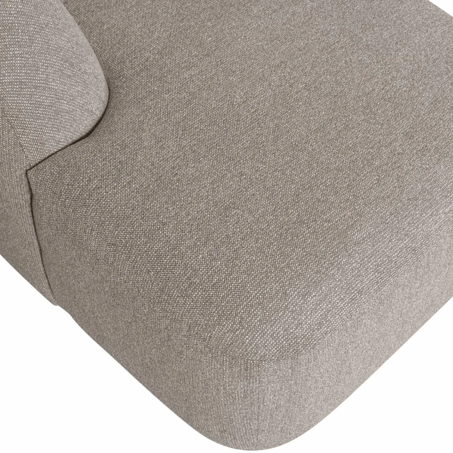 Online WOOOD Sloping U-vorm bank Off white melange