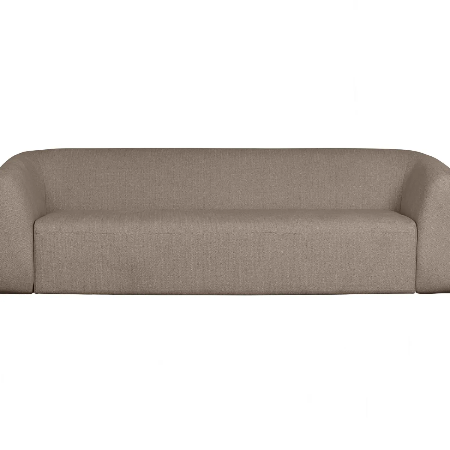 WOOOD Sloping 3-zits bank Lichtbruin melange