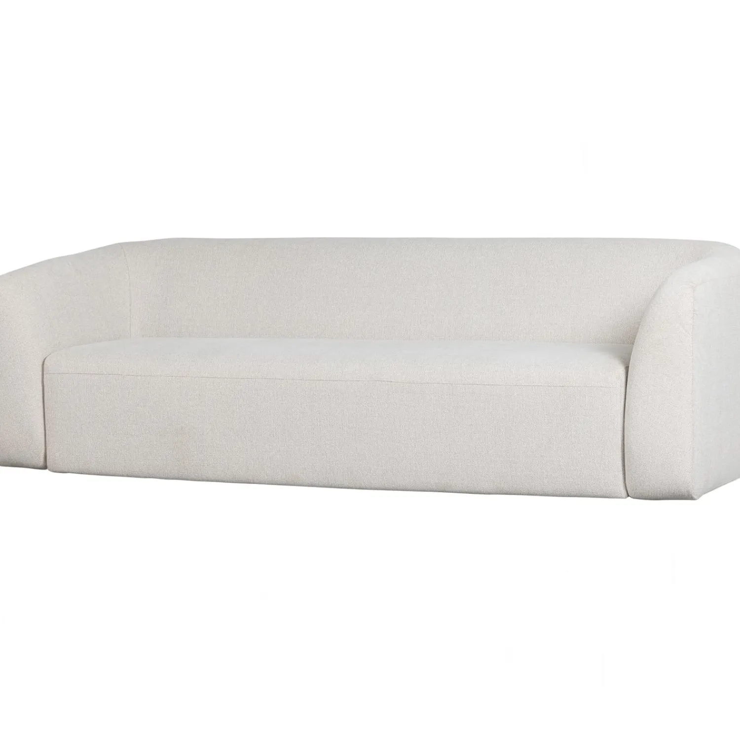 Hot WOOOD Sloping 3-zits bank Pearl melange