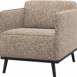 New WOOOD Statement fauteuil met arm Lichtbruin melange
