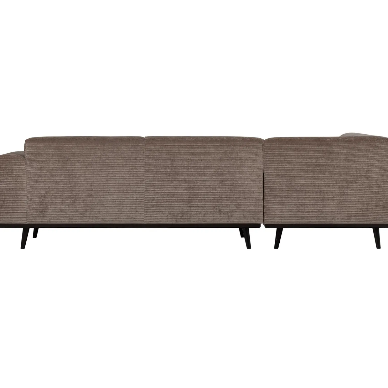 New WOOOD Statement hoekbank links ribstof Taupe