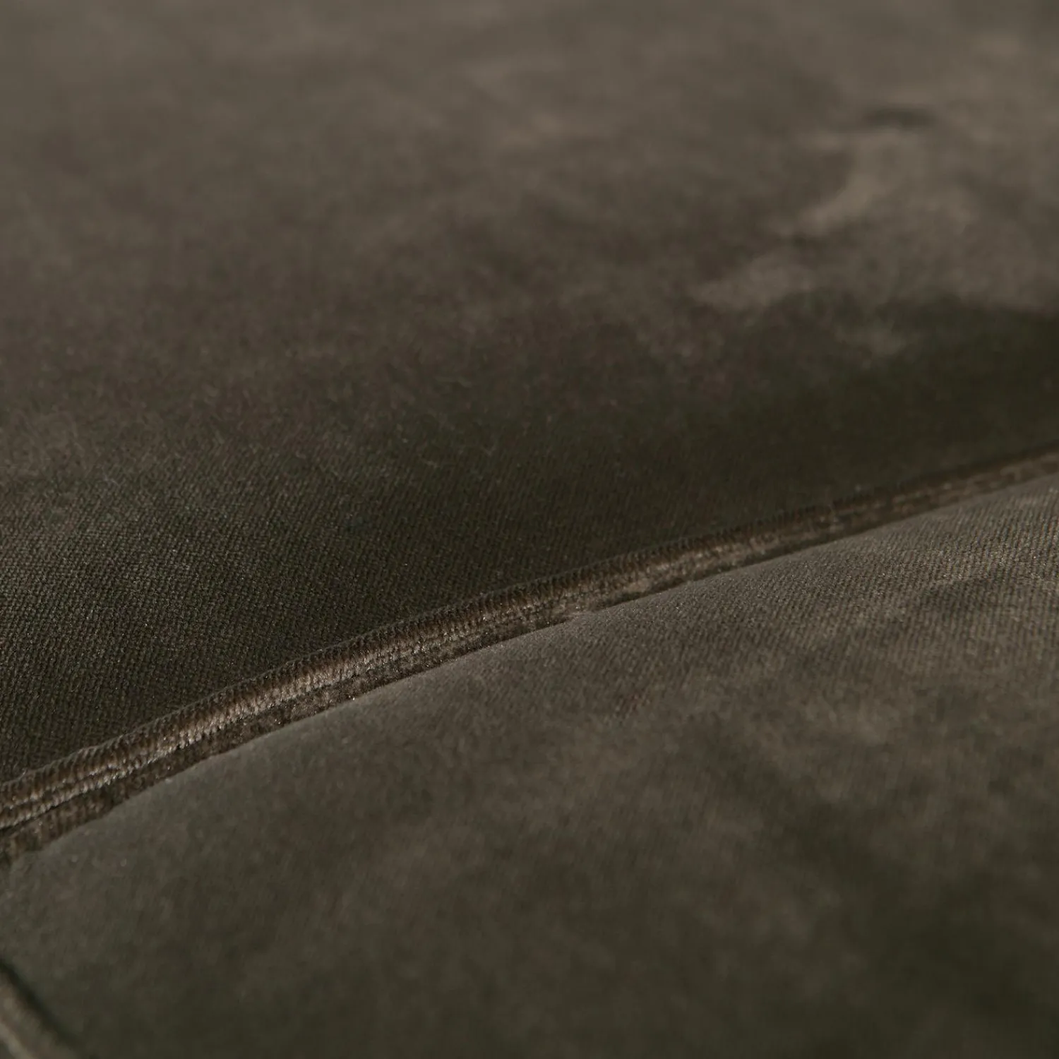 WOOOD Statement hoekbank rechts velvet Warm groen