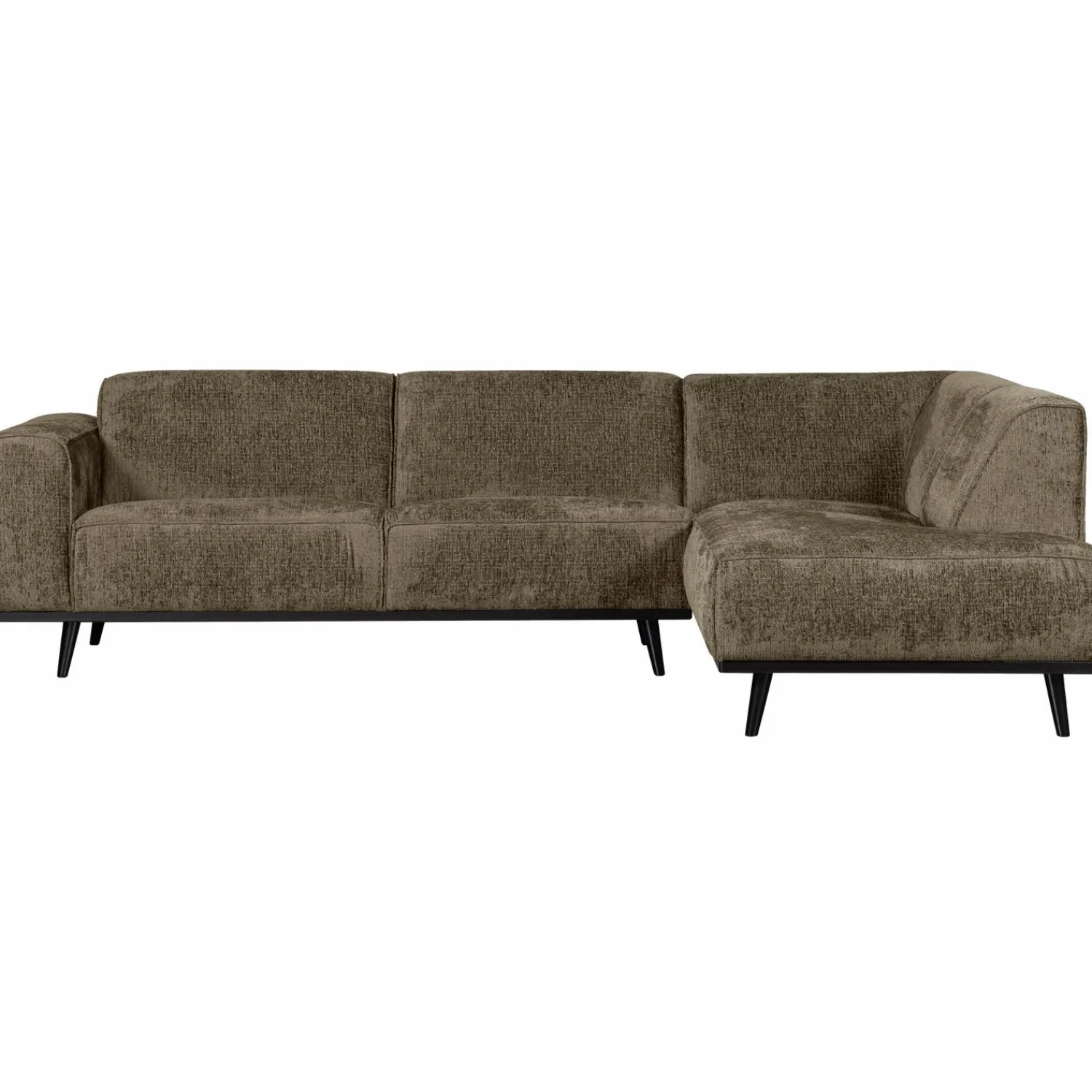 Sale WOOOD Statement hoekbank rechts structure velvet Bonsai