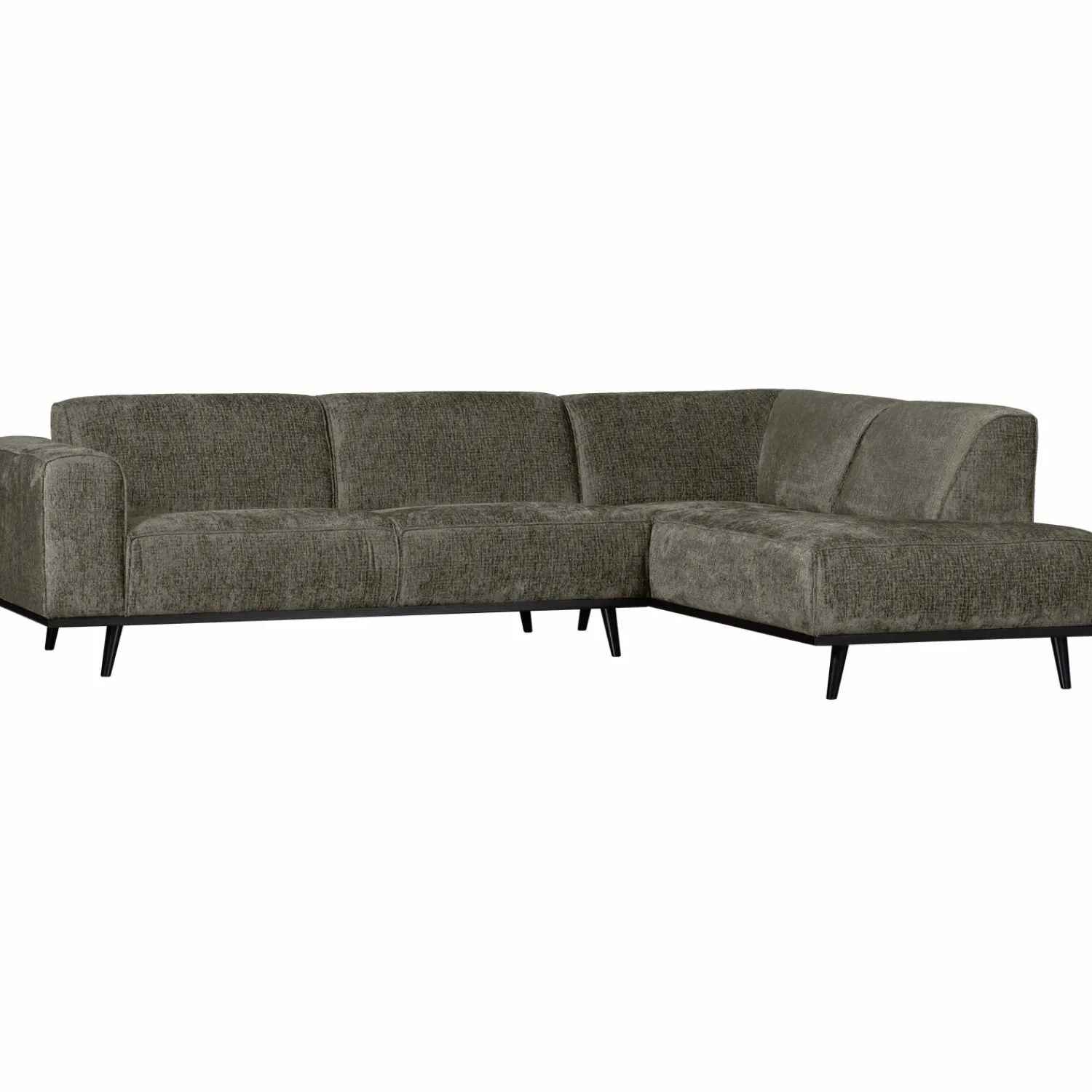 Sale WOOOD Statement hoekbank rechts structure velvet Frost