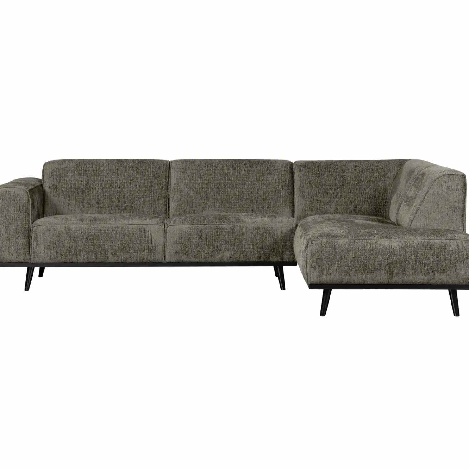 Sale WOOOD Statement hoekbank rechts structure velvet Frost