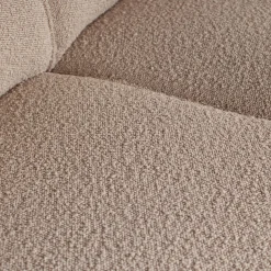 Clearance WOOOD Statement XL 4-zits bank 372 cm bouclé Beige