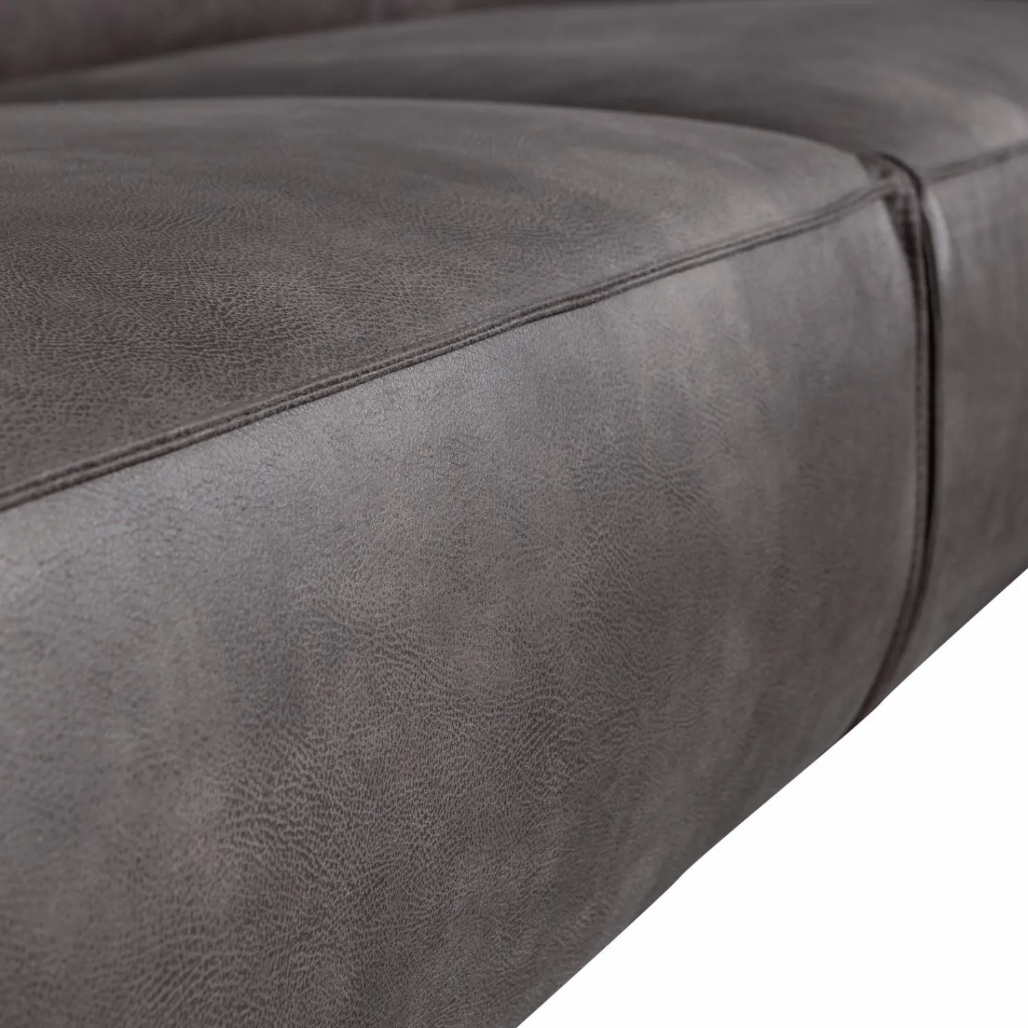 Discount WOOOD Statement XL 4-zits bank 372 cm ecoleer Donkergrijs