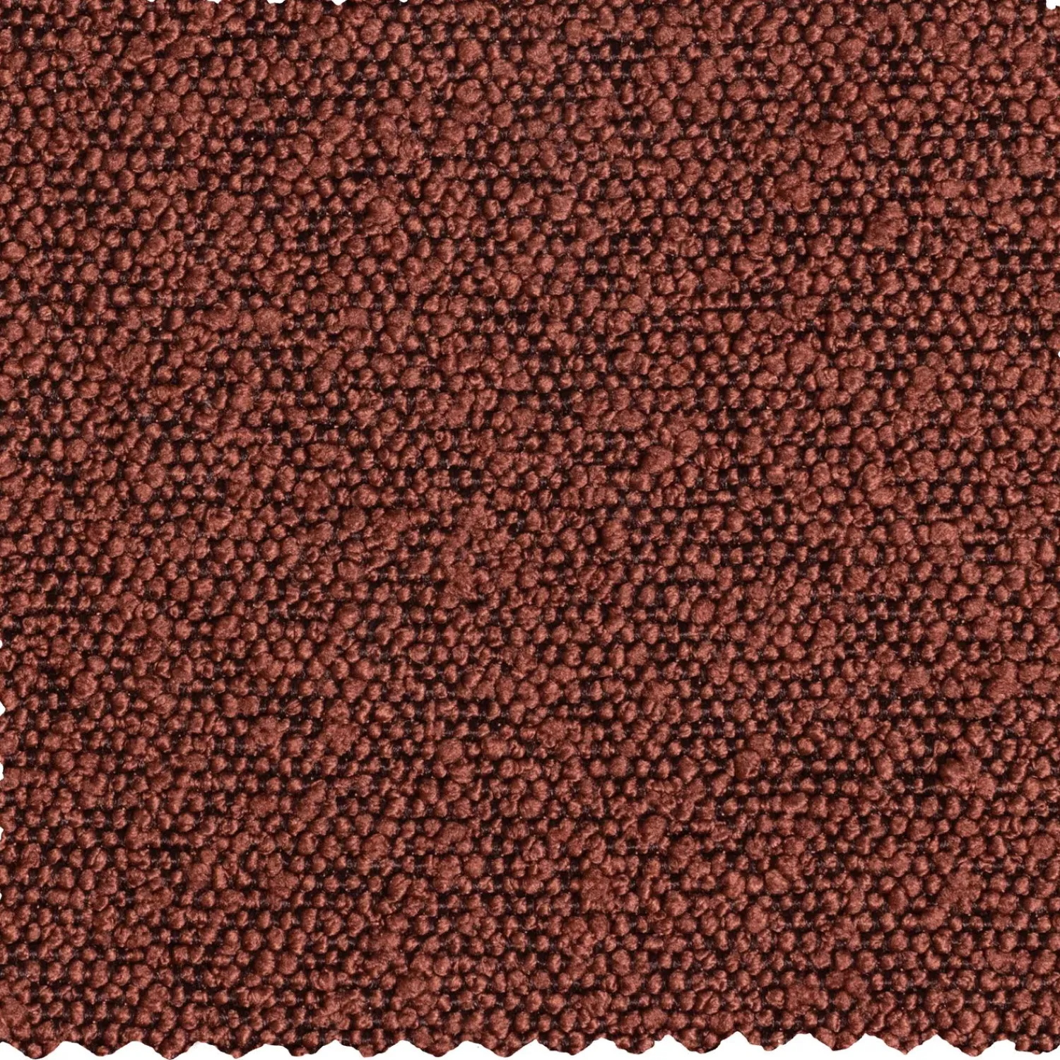WOOOD Statement XL 4-zits bank 372 cm bouclé kastanje Kastanjebruin