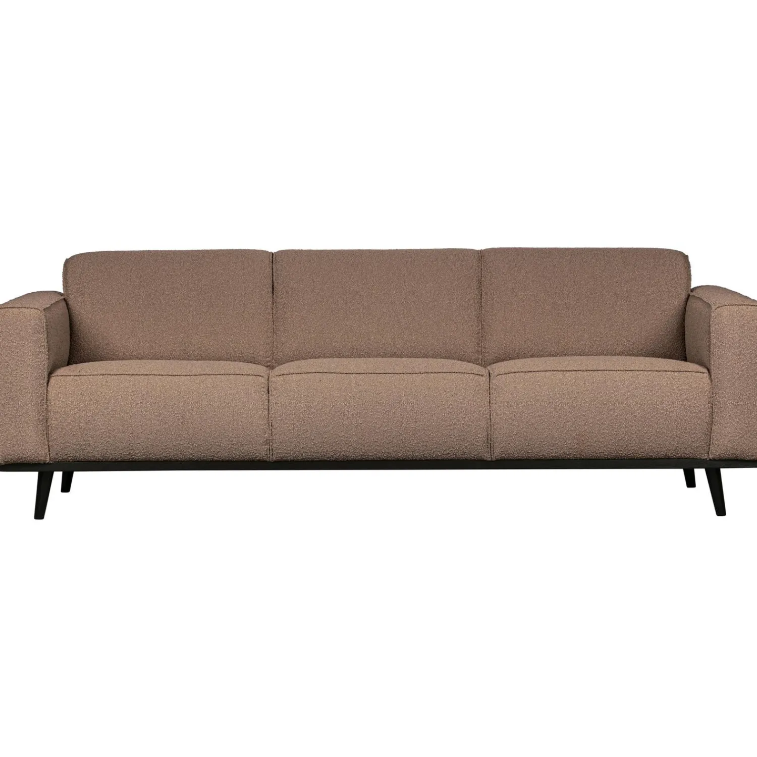 Sale WOOOD Statement 3-zits bank 230 cm bouclé Nougat