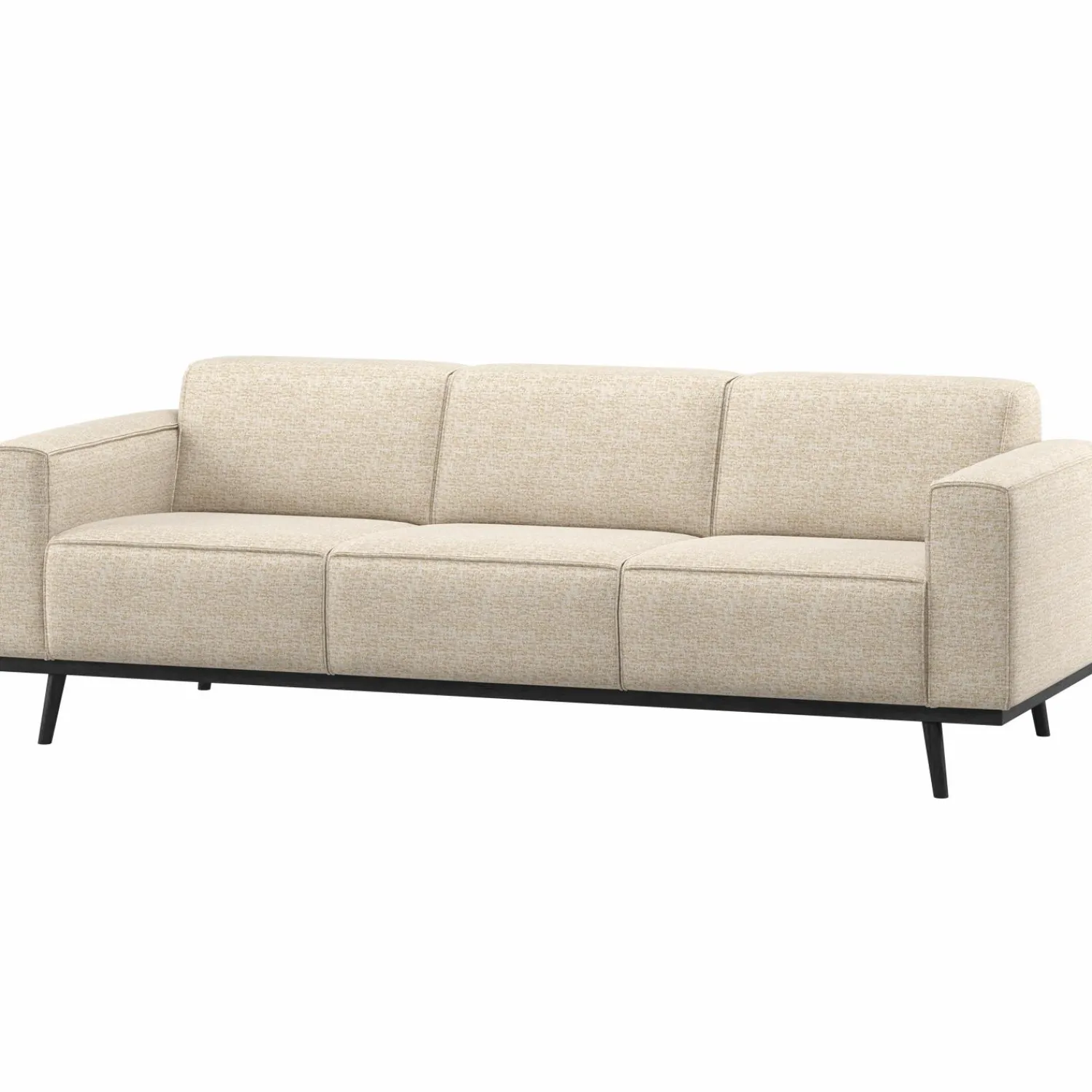 Hot WOOOD Statement 3-zits bank 230 cm melange Beige