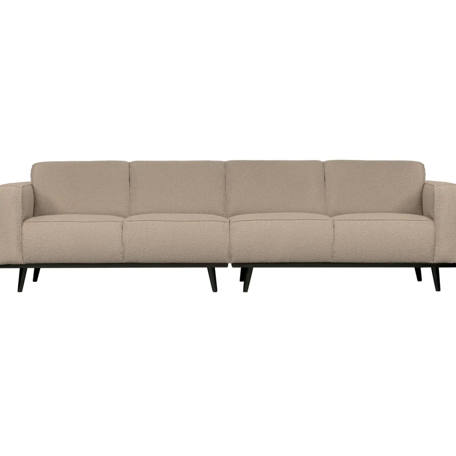Online WOOOD Statement 4-zits bank 280 cm bouclé Beige