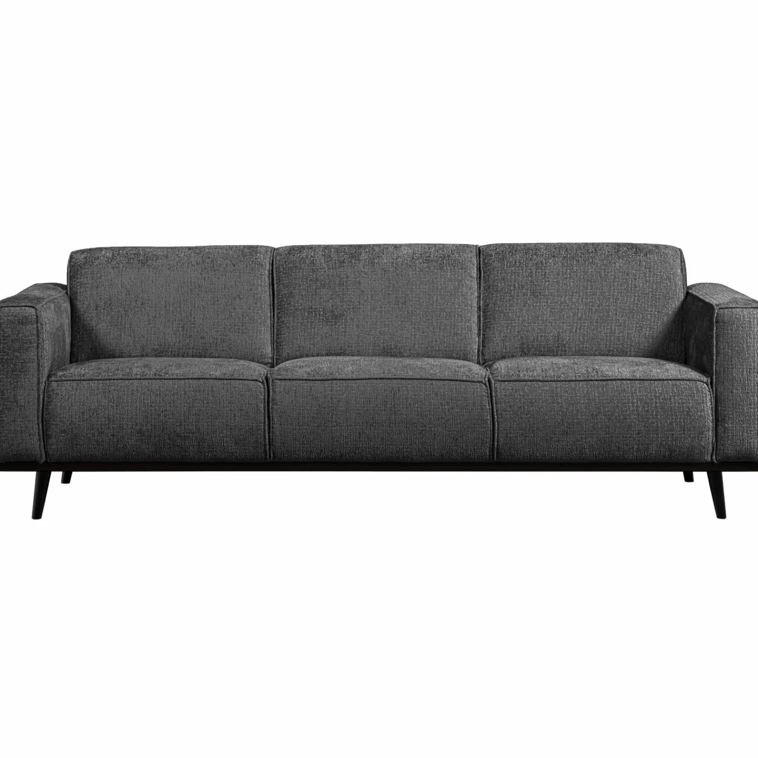 New WOOOD Statement 3-zits bank 230 cm structure velvet Mountain