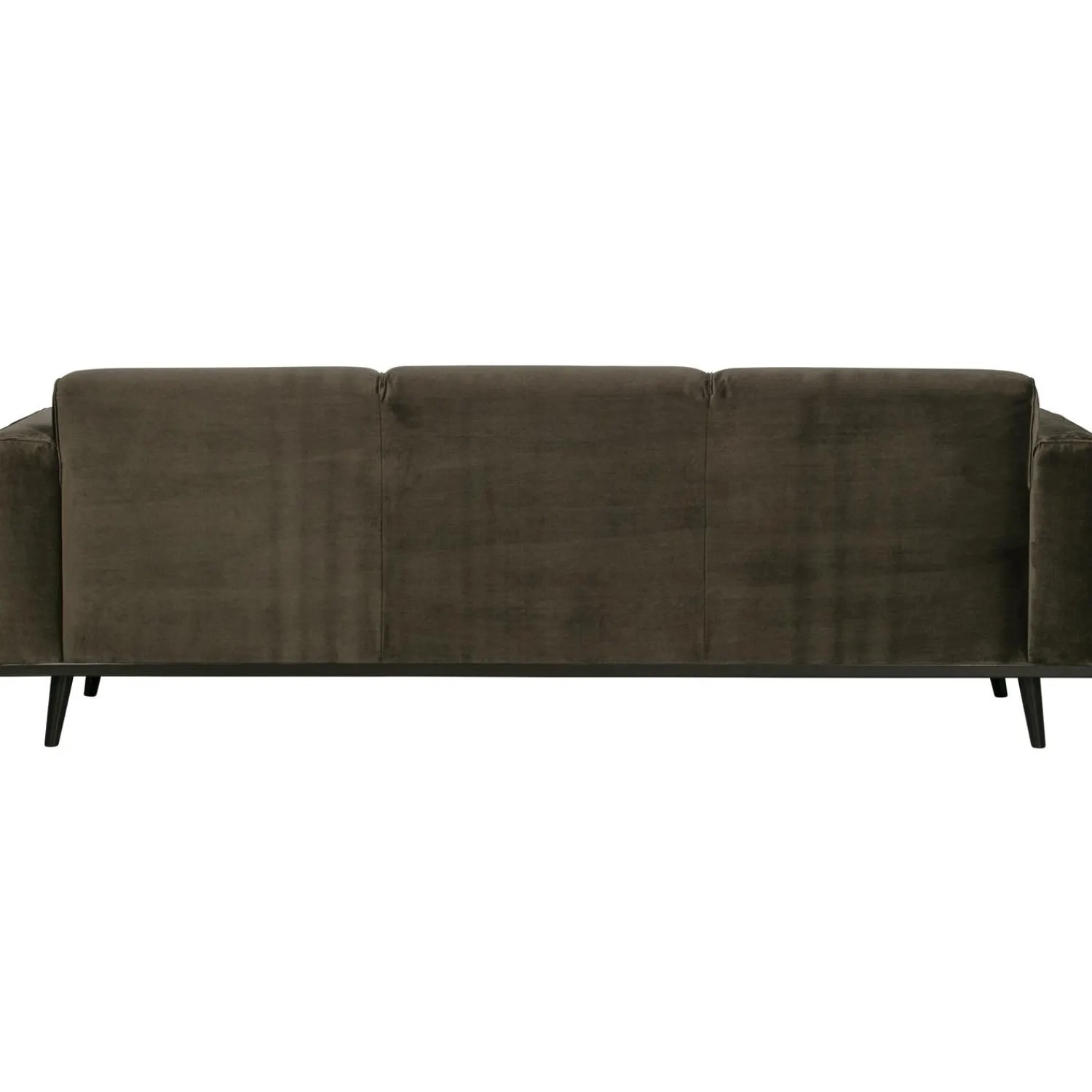 WOOOD Statement 3-zits bank 230 cm velvet Warm groen