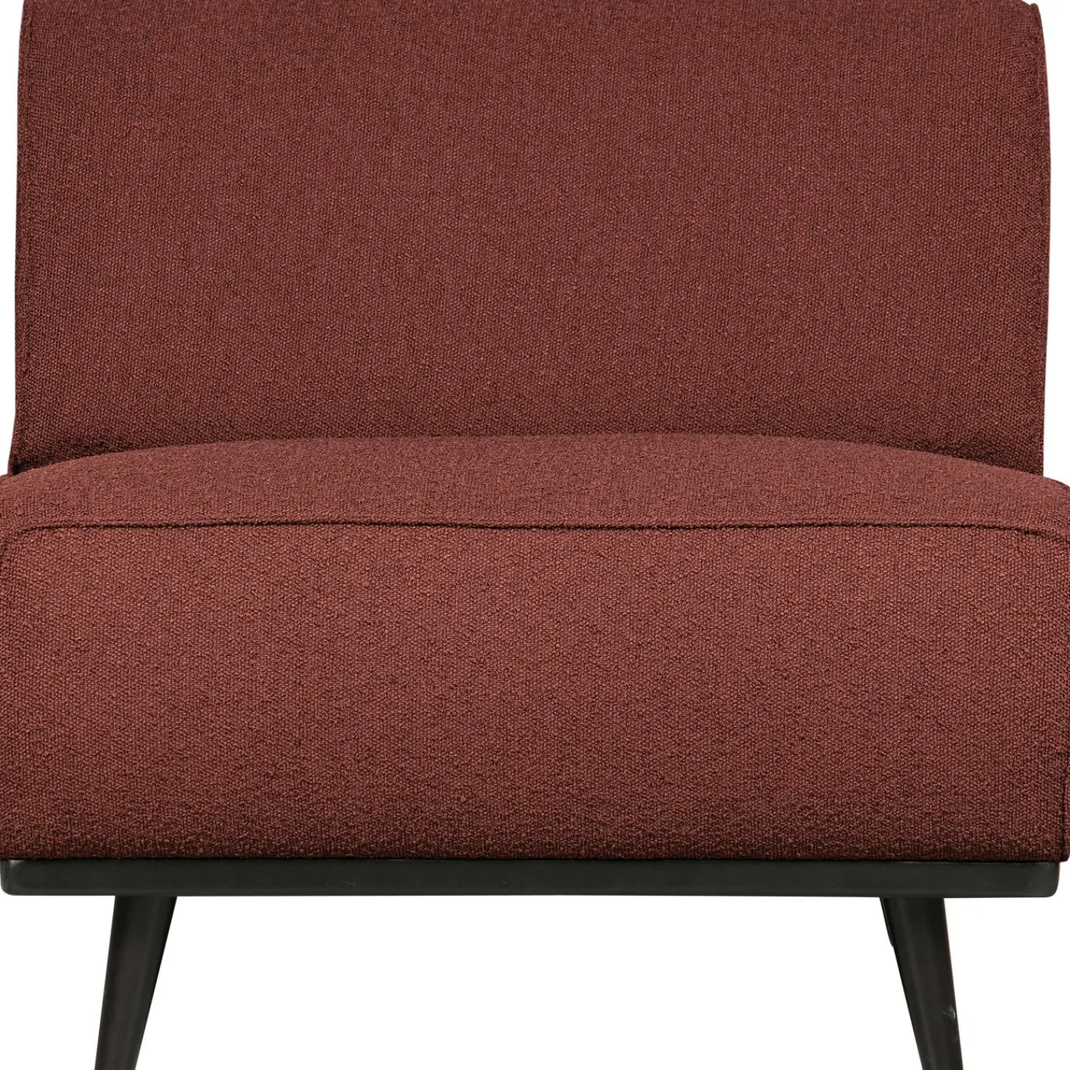 Sale WOOOD Statement 1-zits element bouclé kastanje Kastanjebruin