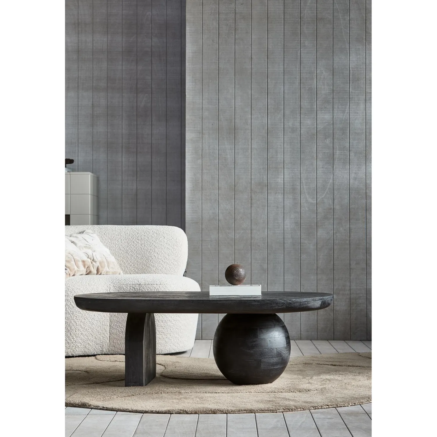 Online WOOOD Steppe salontafel mango hout zwart