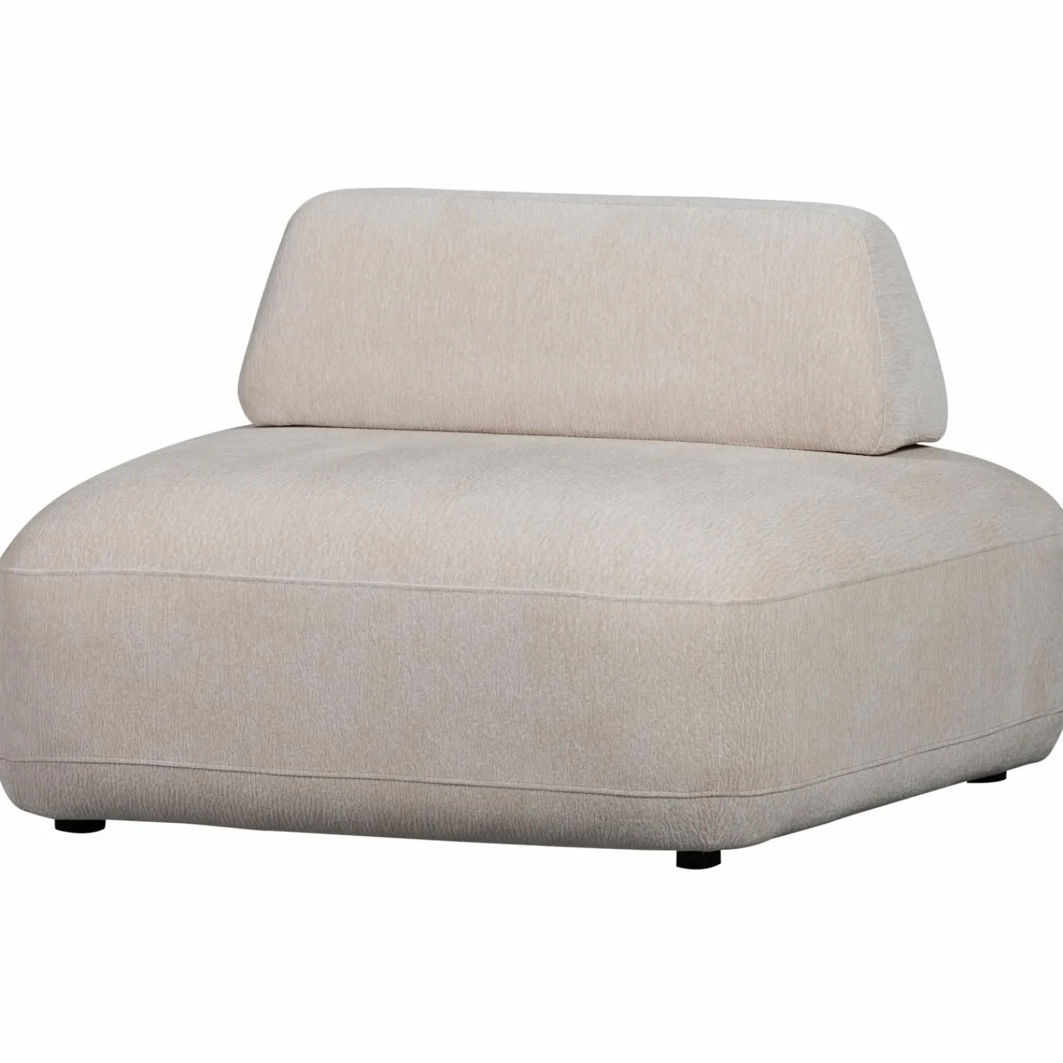 Outlet WOOOD Sterck fauteuil met verplaatsbare rugleuning Zand