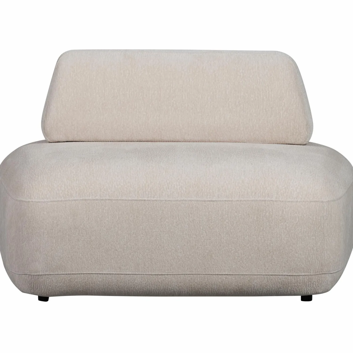 Outlet WOOOD Sterck fauteuil met verplaatsbare rugleuning Zand