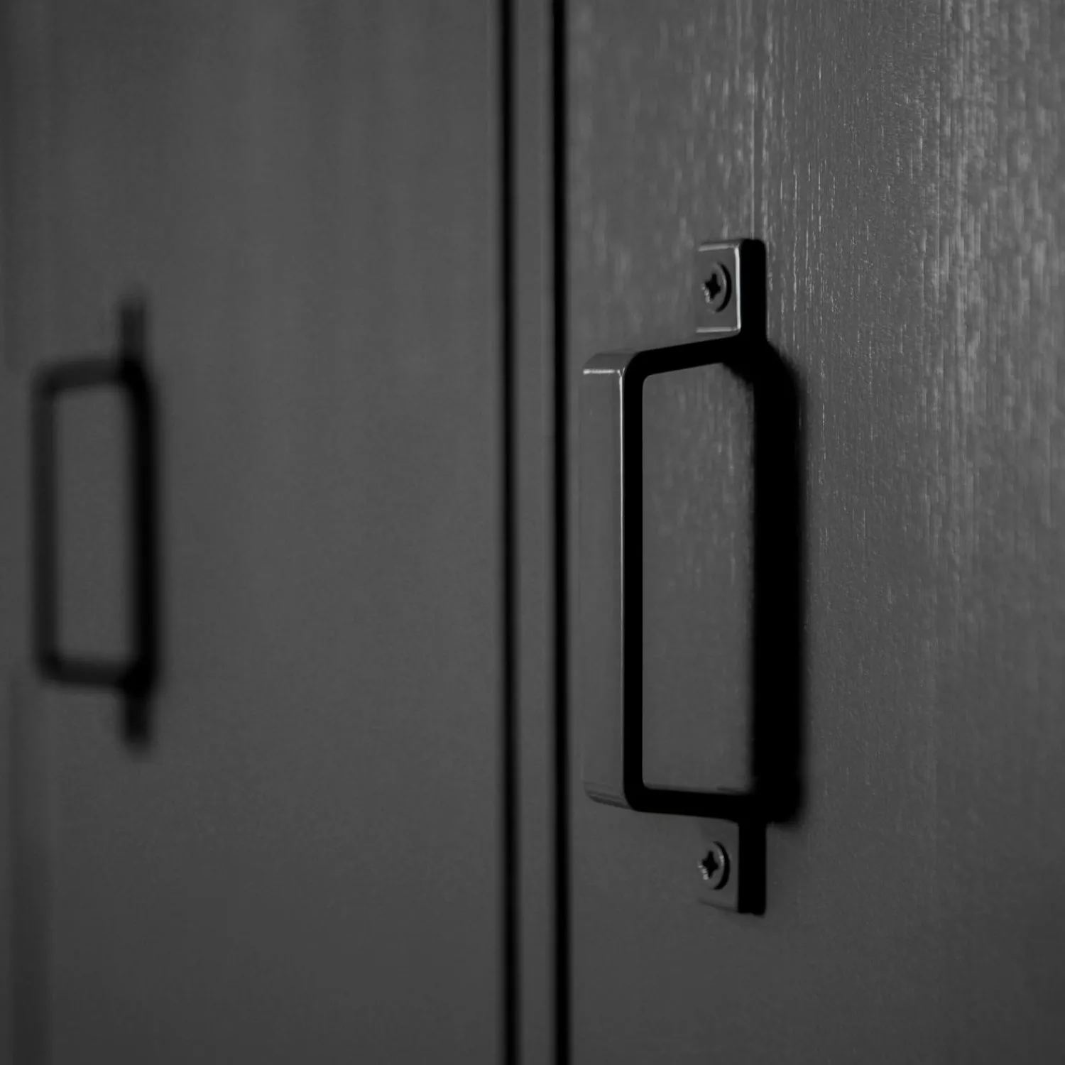 Best WOOOD Stijn hoog 2-deurs lockerkast Zwart