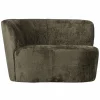 Hot WOOOD Stone bankje links warm groen