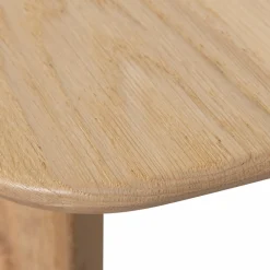 Discount WOOOD Tablo eettafel deens ovaal DL 180x100 cm transparant