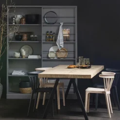 Outlet WOOOD Tablo tafelblad mango visgraat 200x90 cm