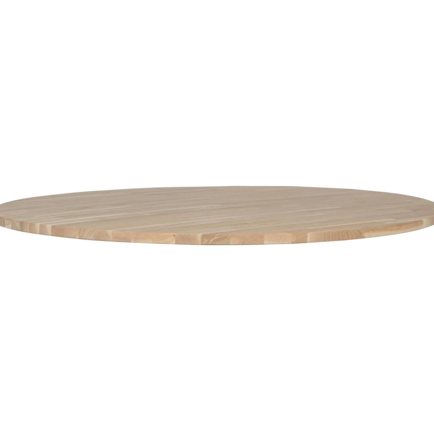 New WOOOD Tablo tafelblad rond eiken ø120 cm onbehandeld