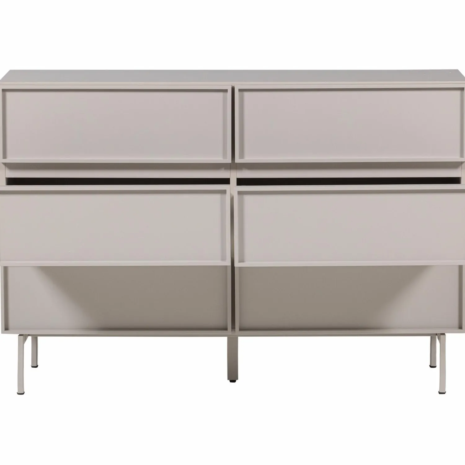 Clearance WOOOD Tours ladekast 6 lades melamine/MDF zand
