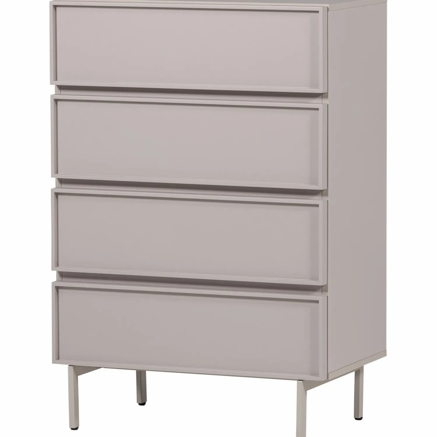 Online WOOOD Tours ladekast 4 lades melamine/MDF zand