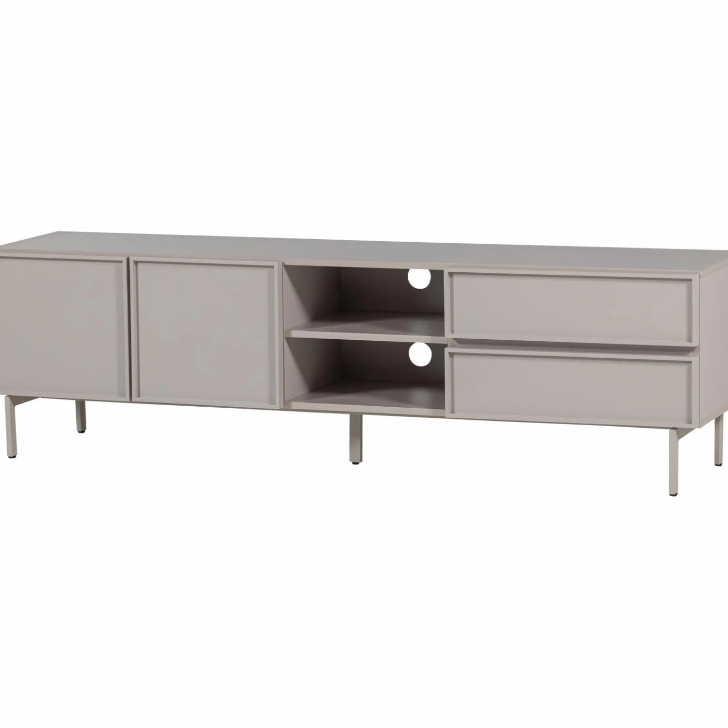 Clearance WOOOD Tours tv meubel 180 cm melamine/ Zand