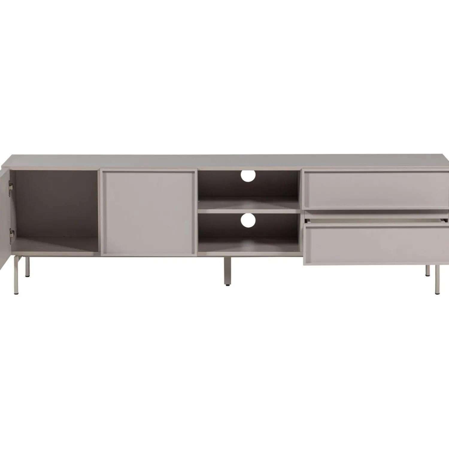 Clearance WOOOD Tours tv meubel 180 cm melamine/ Zand