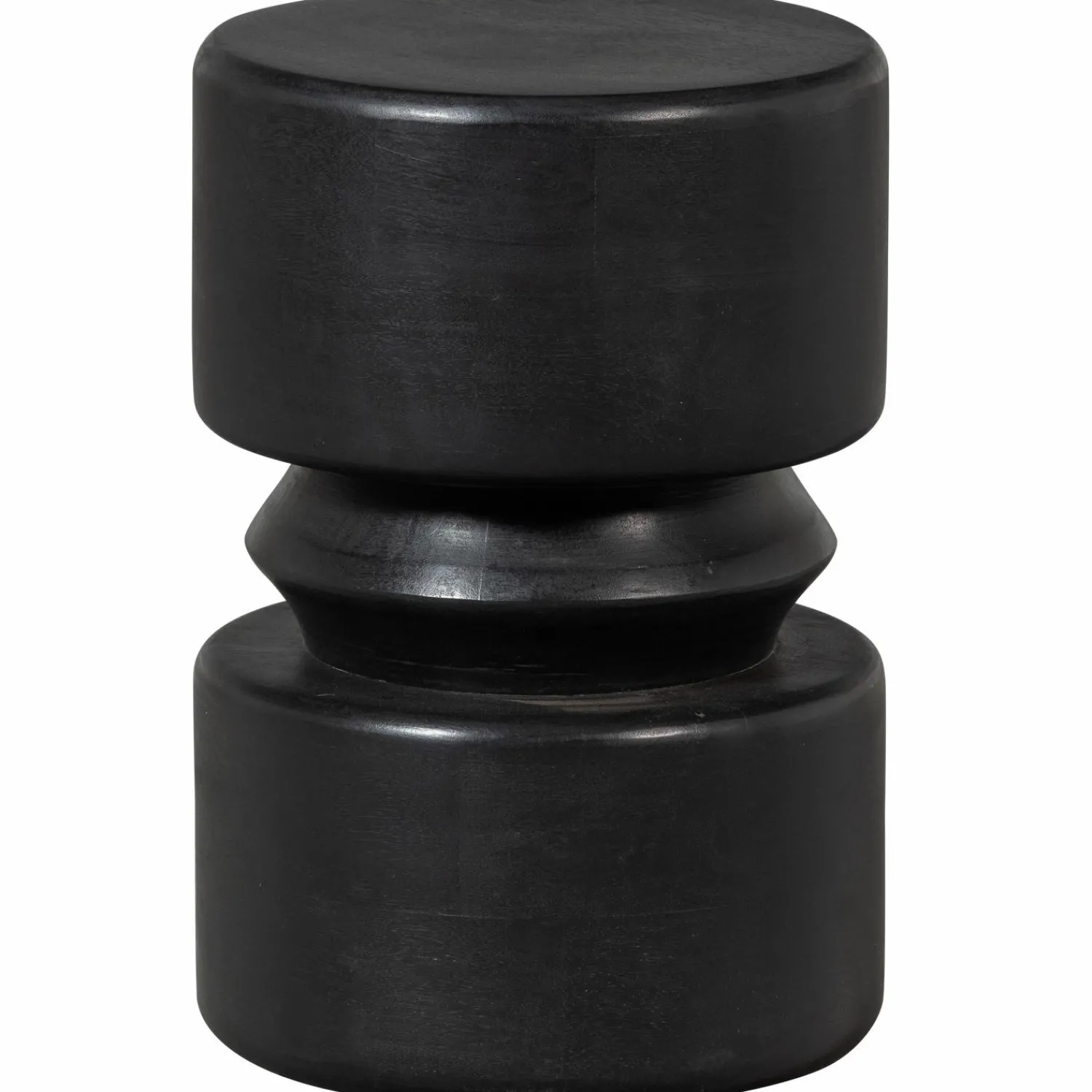 Hot WOOOD Tuve bijzettafel hout bruin/zwart