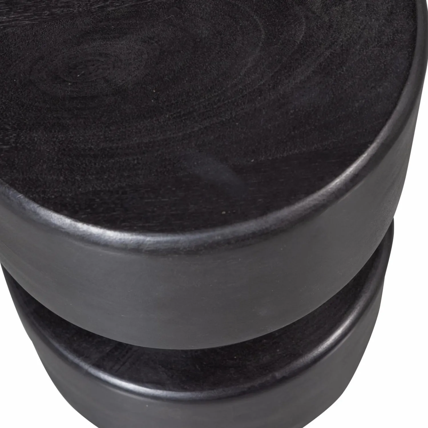 Hot WOOOD Tuve bijzettafel hout bruin/zwart