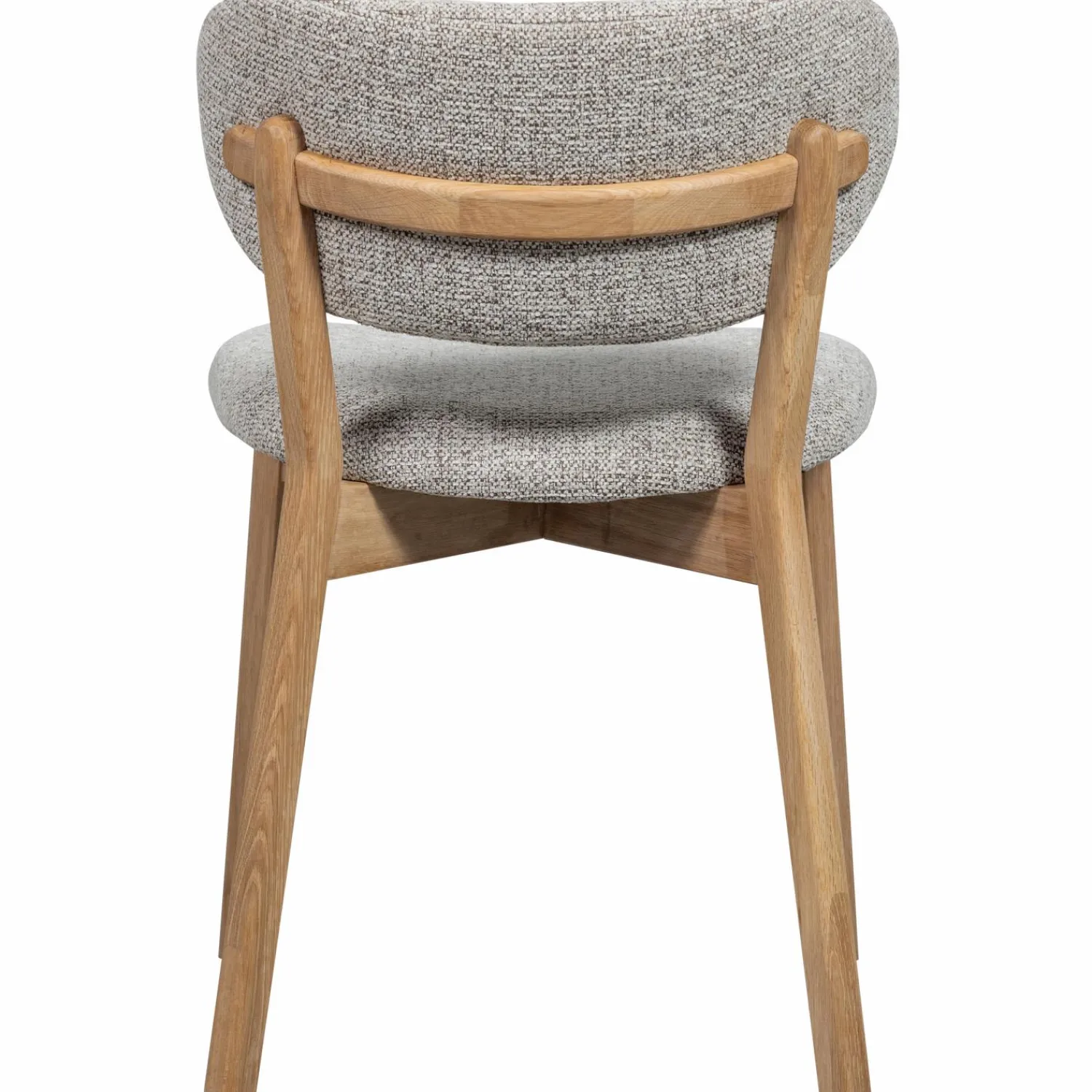 Clearance WOOOD Udar eetkamerstoel met houten frame Naturel