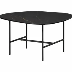 Outlet WOOOD Vajen salontafel met zwart marmeren look blad 70x70 cm