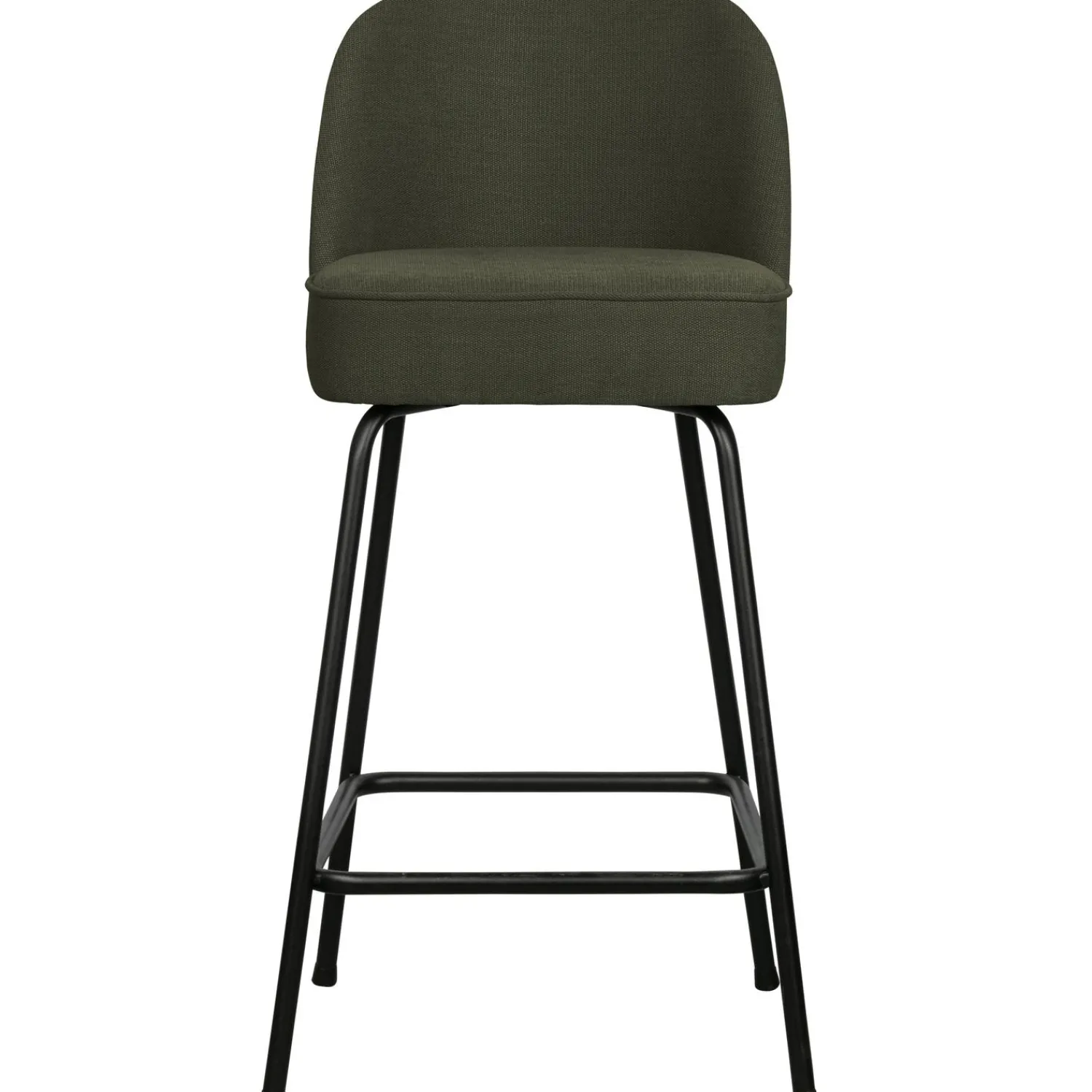 Discount WOOOD Vogue barstoel 65 cm geweven stof Warm groen