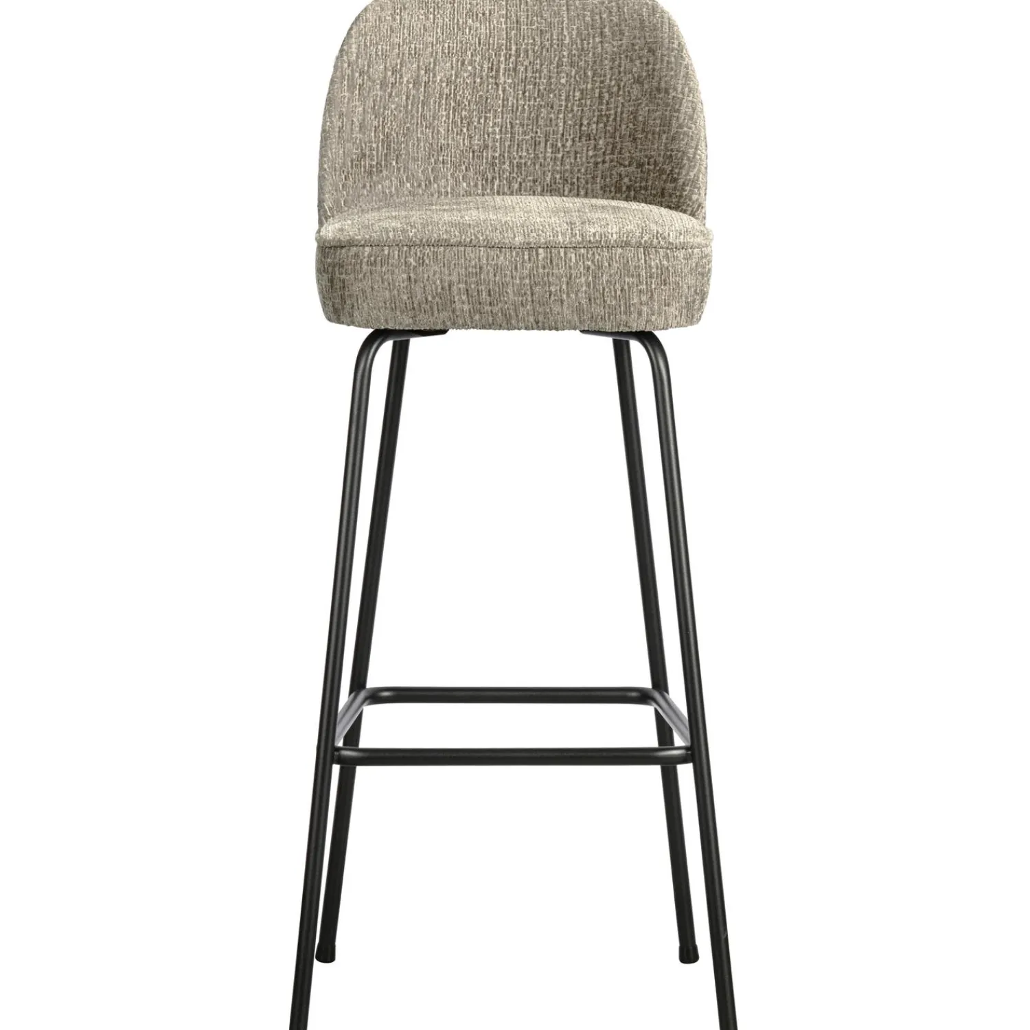 WOOOD Vogue barstoel 80 cm structure velvet Wheatfield