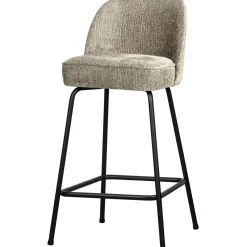 Outlet WOOOD Vogue barstoel 65 cm structure velvet Wheatfield