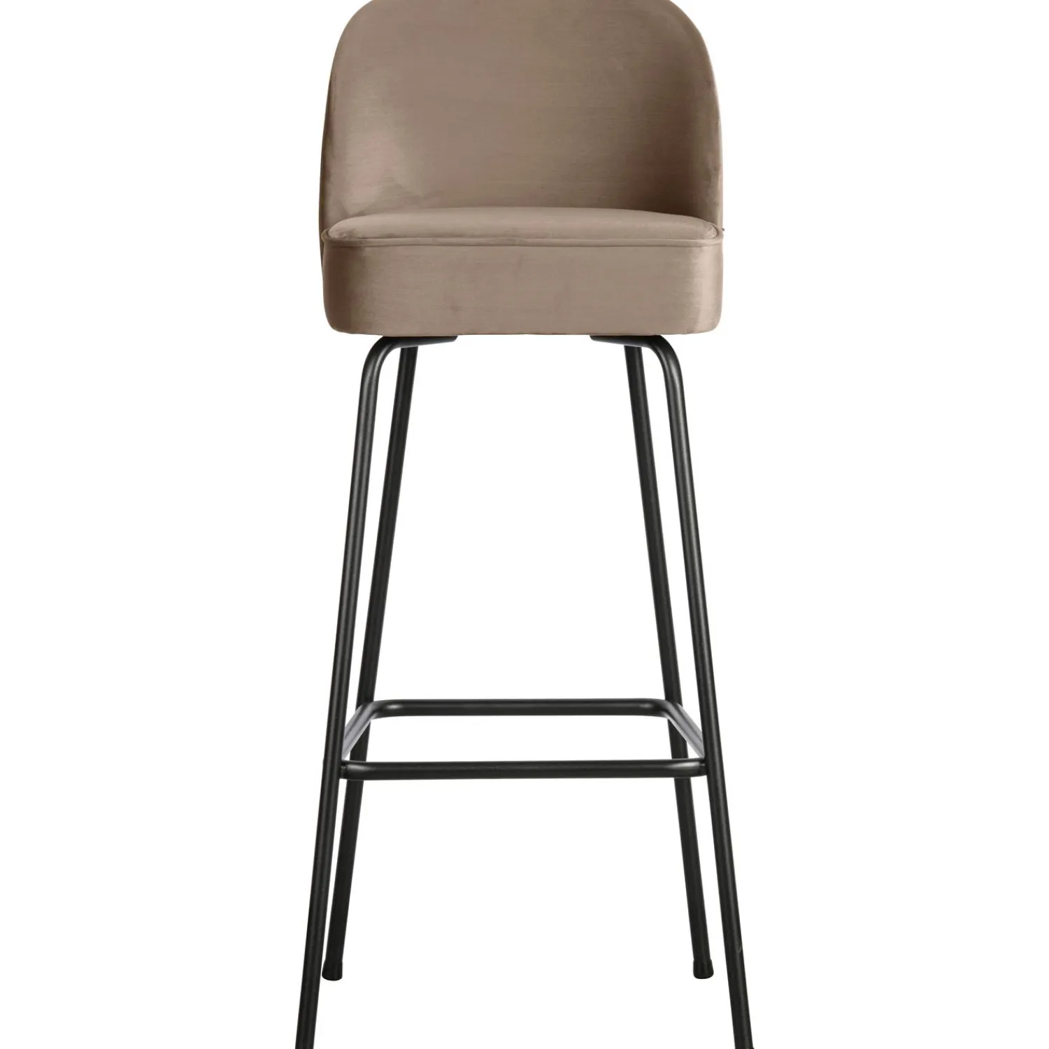 Clearance WOOOD Vogue barstoel 80 cm velvet Khaki