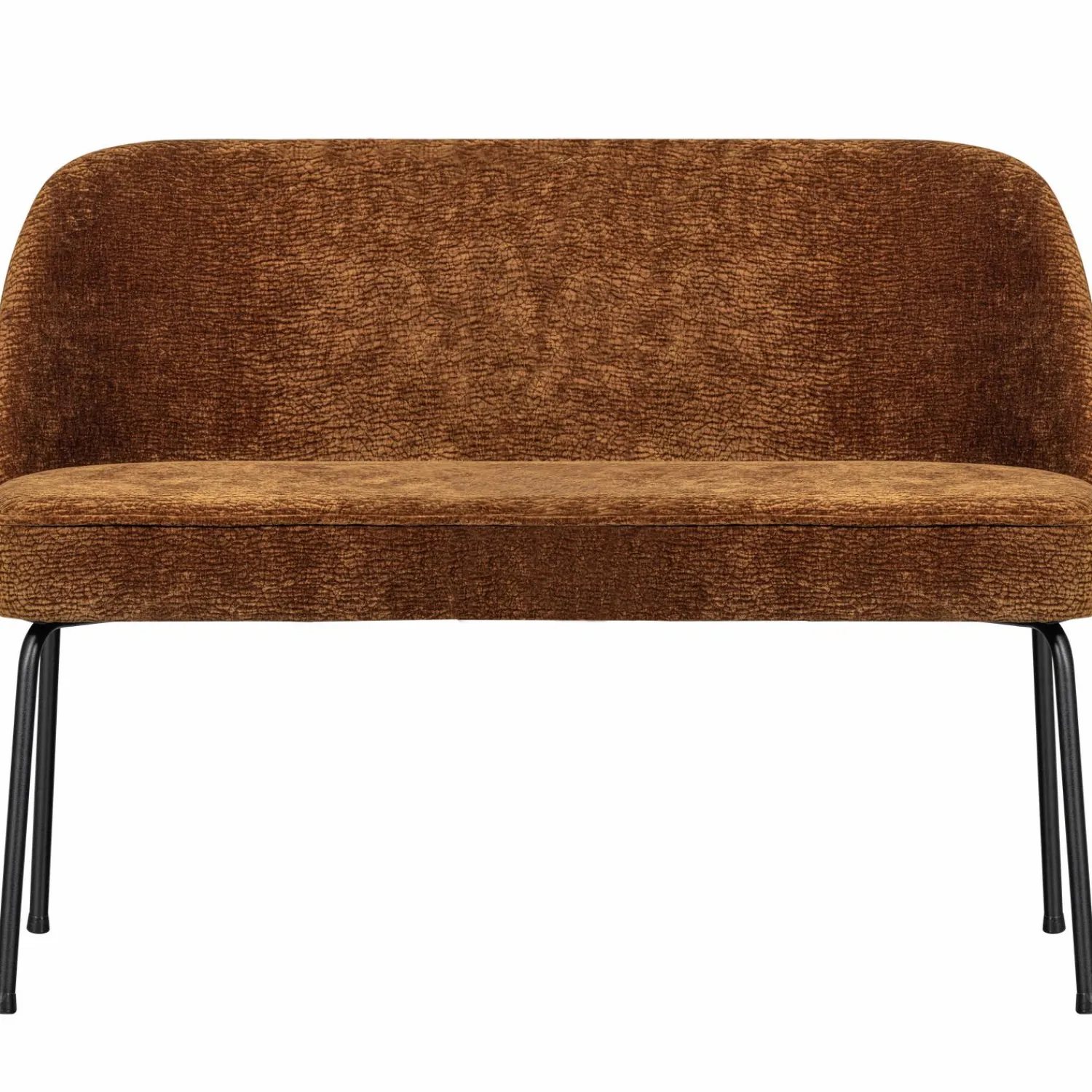 Discount WOOOD Vogue eetbank 3D chenille Middenbruin
