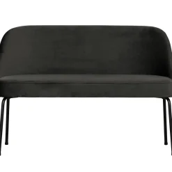 Clearance WOOOD Vogue eetbank velvet Zwart