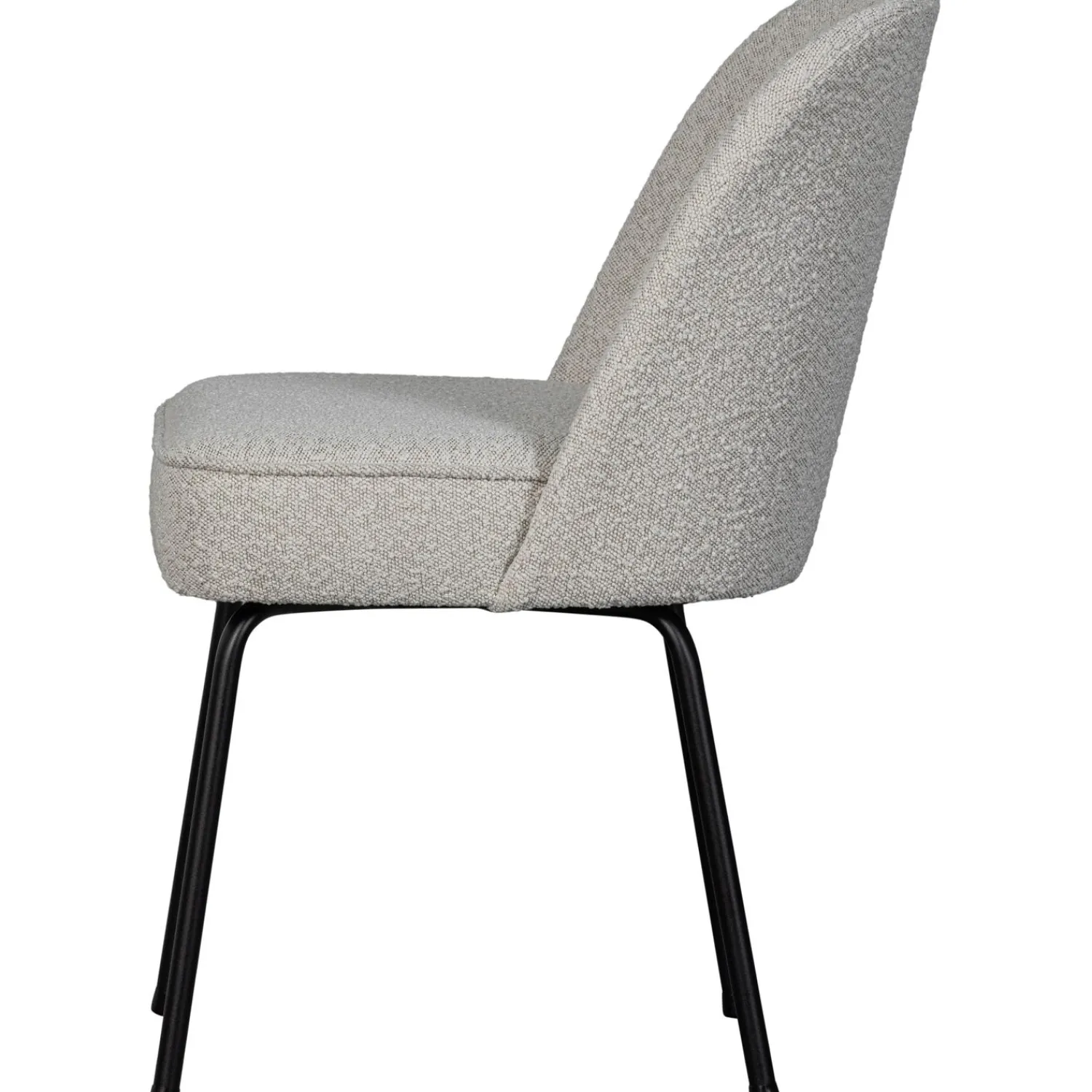 Online WOOOD Vogue eetkamerstoel bouclé Naturel