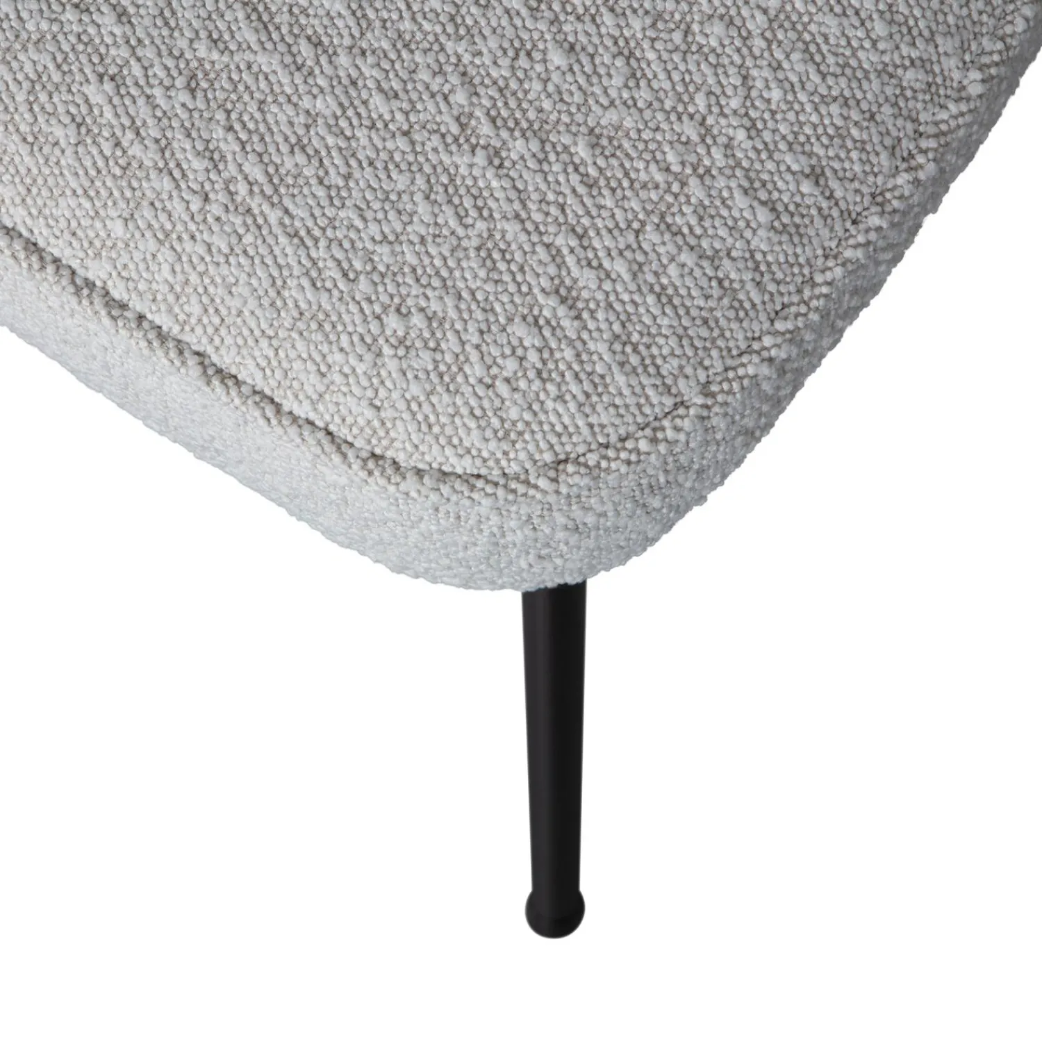 Online WOOOD Vogue eetkamerstoel bouclé Naturel