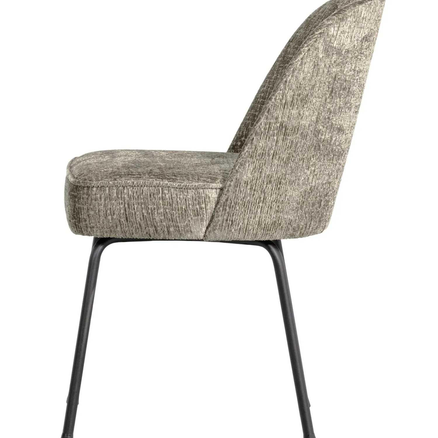 WOOOD Vogue eetkamerstoel structure velvet Wheatfield