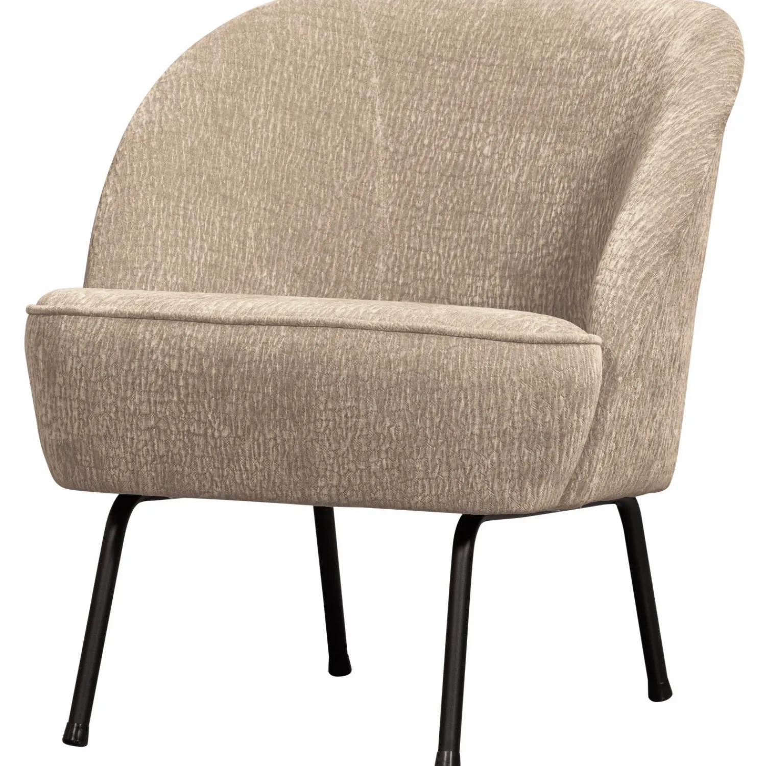 Best WOOOD Vogue fauteuil 3D chenille Zand