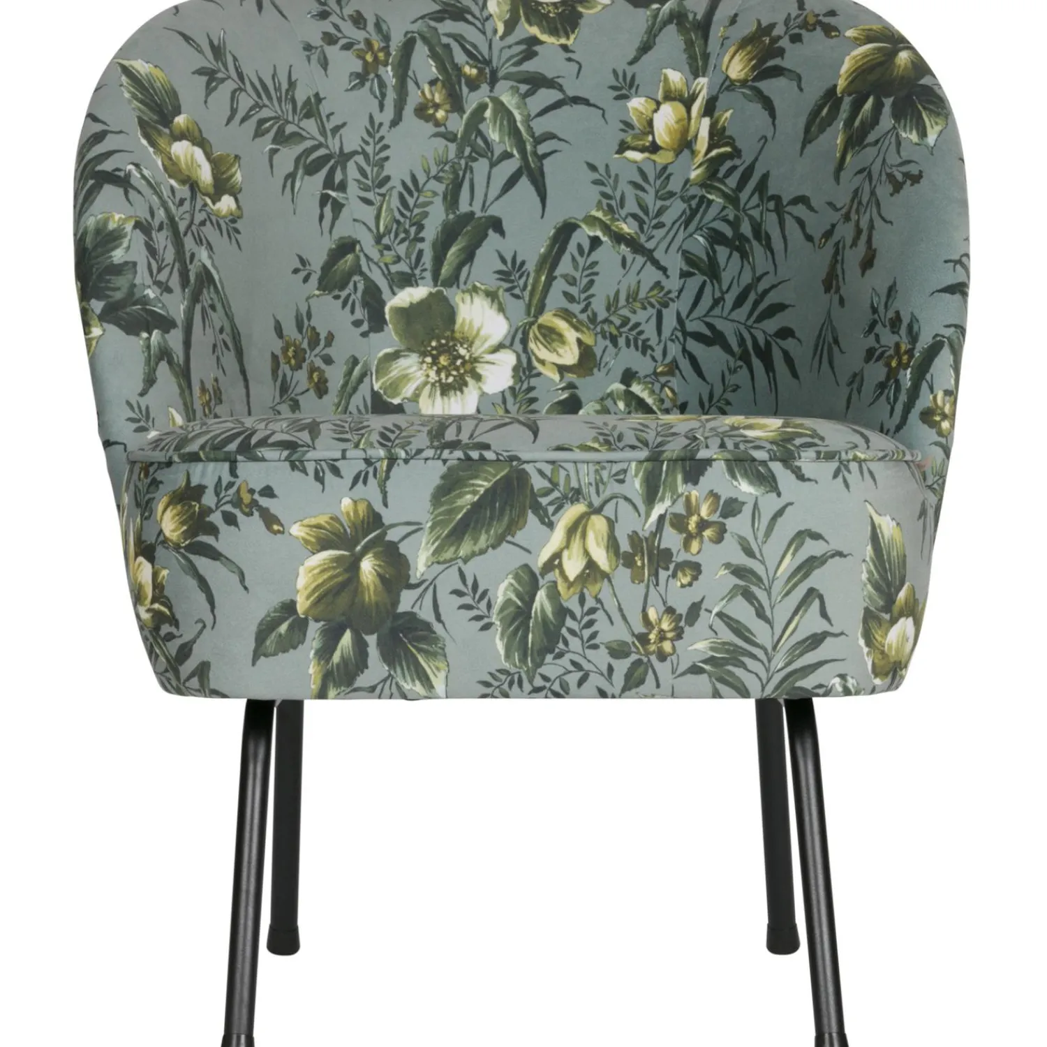 Discount WOOOD Vogue fauteuil velvet Poppy grijs